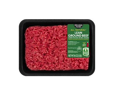 Beef Keema All Natural* 93% Lean/7% Fat Lean Ground Beef, 1 lb Tray